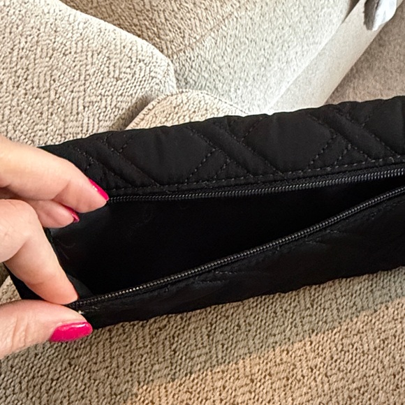 Vera Bradley Black Quilted Wallet - Picture 3 of 6